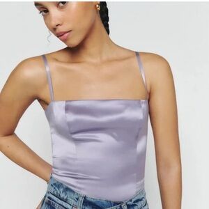 Reformation Silk Overland Top